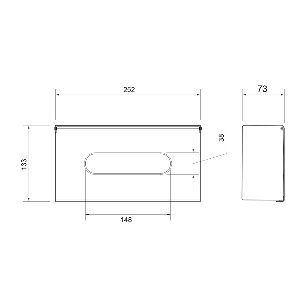 Бокс для салфеток Timo Petruma 15244/17 золото матовое