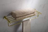 Полка для полотенец Timo Saona 13058/17 золото матовое