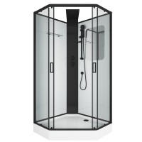 Душевая кабина Grossman Elegans GR250D (100х100х217) дверь раздвижная,5 мест