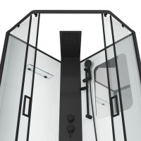 Душевая кабина Grossman Elegans GR250D (100х100х217) дверь раздвижная,5 мест