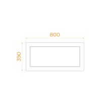 Экран для душевого поддона RGW NB/CL-S (800)
