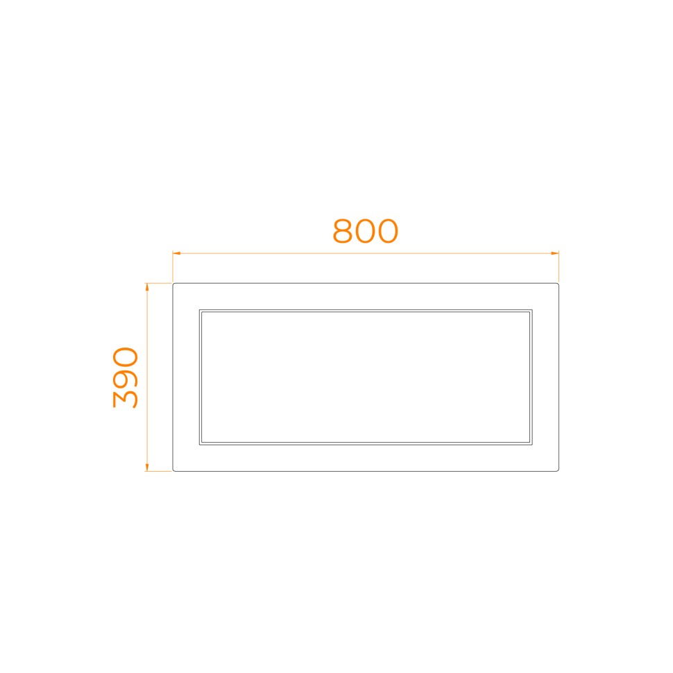Экран для душевого поддона RGW NB/CL-S (800)