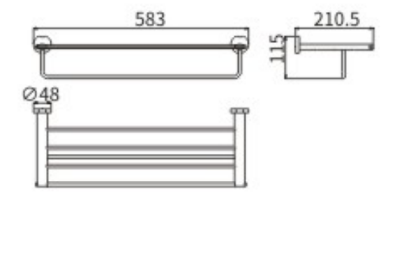 Полотенцедержатель 53910