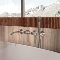 Смеситель для ванны Аура (Aura) VBTW-6AU1CH, встраиваемый, хром