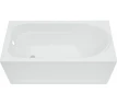Акриловая ванна Aquanet West 120x70 (с каркасом)