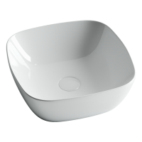 Умывальник чаша накладная квадратная Element 400x400x140мм