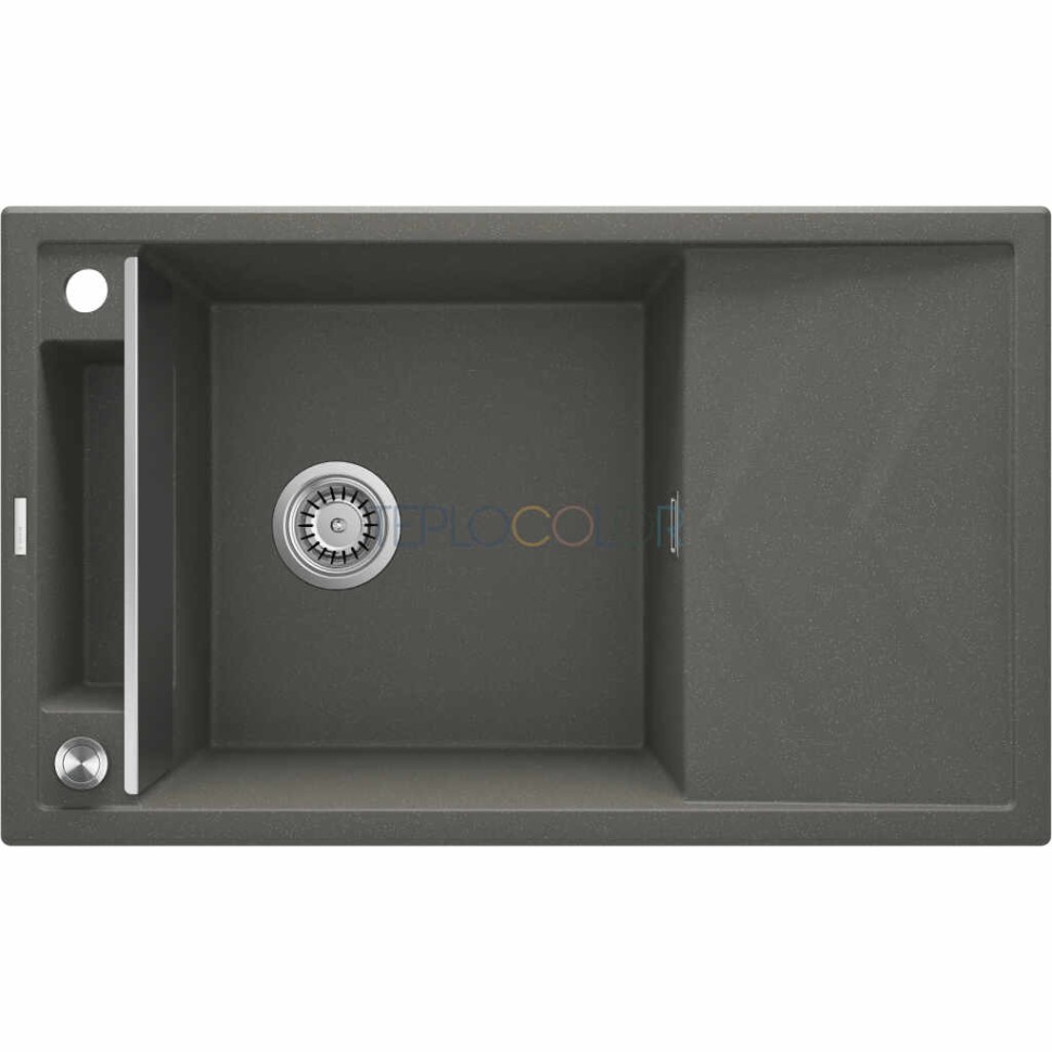 Гранитная мойка - магнитная, 1-чаша с осушкой