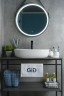 Раковина Gid N9026a 51112 накладная белая 60x40x15