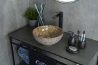 Раковина Gid Mnc489 54437 накладная под камень глянцевая 32x32x14