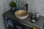 Раковина Gid Mnc489 54437 накладная под камень глянцевая 32x32x14