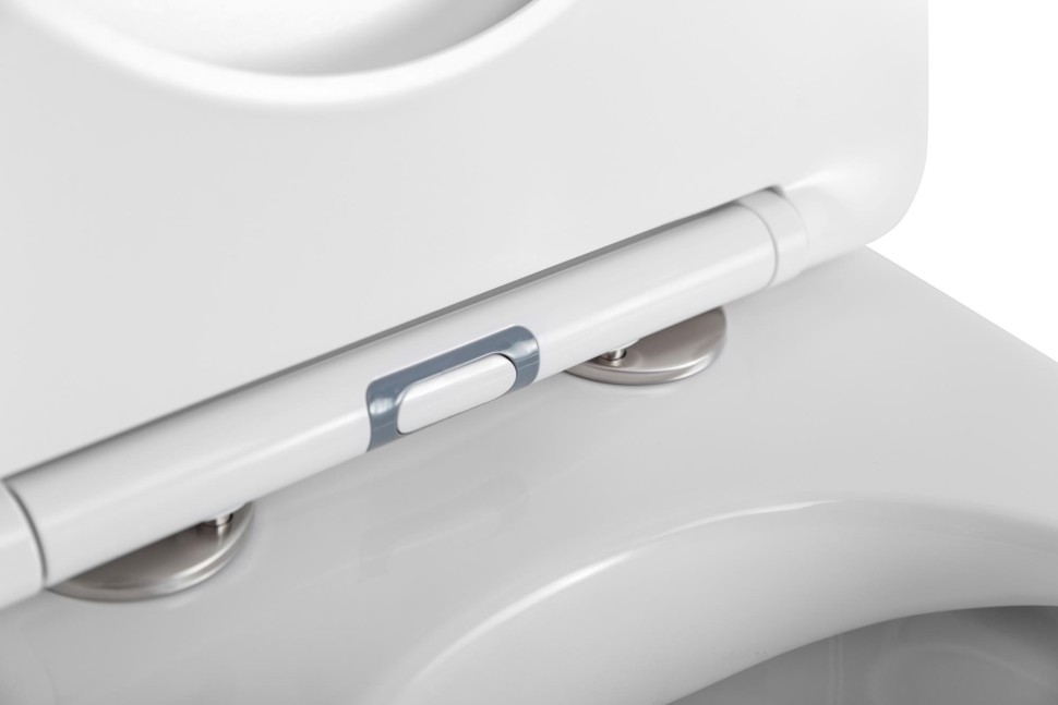 Унитаз приставной безободковый с сиденьем BelBagno BB2141CBR/SC