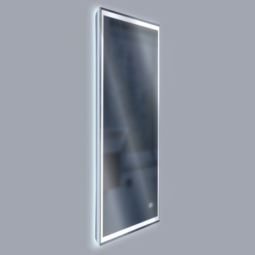 Зеркало LED VLM-3VN700-2 700х800 c сенсорным выключателем и диммером, антизапотевание