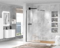 Душевая перегородка CEZARES LIBERTA-L-1-105-C-NERO