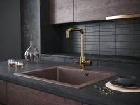 Смеситель для кухни Logas, золото, Lo213021-G, Paulmark