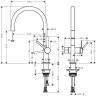 Смеситель для кухни Hansgrohe Talis M54 с запорным вентилем, 1jet 72805000, хром