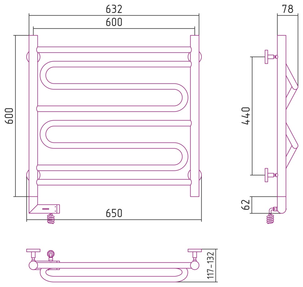 Элегия 2.0 600х600 МЭМ левый