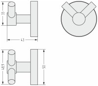 Вешалка настенная Виктория