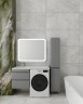 Тумба подвесная STYLE LINE "Даллас 115" Люкс Плюс серая под раковину Даллас 1150*480 левый