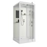 Душевая кабина Niagara Standart ST90/15Q (90х90х215) квадрат,поддон 15см,распашная,проф.белый,3 места