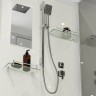 Душевая кабина Niagara Standart ST90/15Q (90х90х215) квадрат,поддон 15см,распашная,проф.белый,3 места