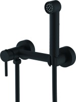 Смеситель Splenka настенный с гигиеническим душем S99.51.06 Черный