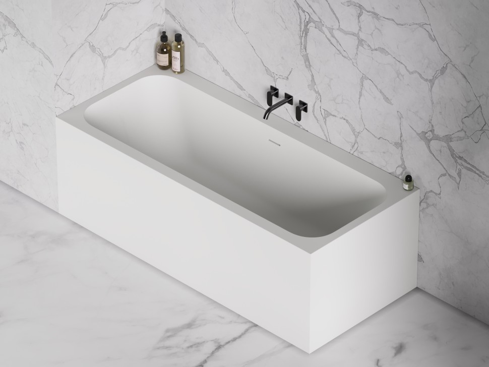 Ванна встраиваемая ORNELLA 160x70 KIT покраска по RAL полностью S-Sense Матовое