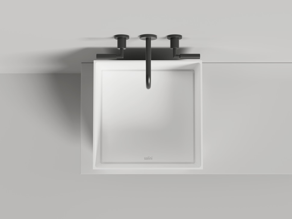 Раковина накладная ARMONIA SQUARE 03 450х450х450 S-Stone Матовое