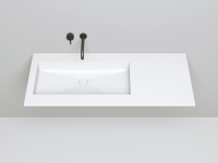 Раковина встраиваемая MAREA 10  в цвете по RAL 747х400х130 S-Stone Матовое