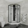 Душевая кабина Grossman Elegans GR251D (90х90х217) дверь раздвижная,5 мест