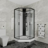 Душевая кабина Grossman Elegans GR251D (90х90х217) дверь раздвижная,5 мест