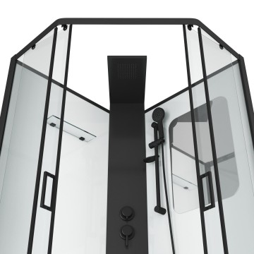Душевая кабина Grossman Elegans GR251D (90х90х217) дверь раздвижная,5 мест