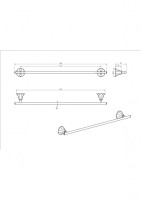 Полотенцедержатель 73008-1