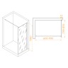 Душевая перегородка RGW WA-010G (Прозрачное, 800)