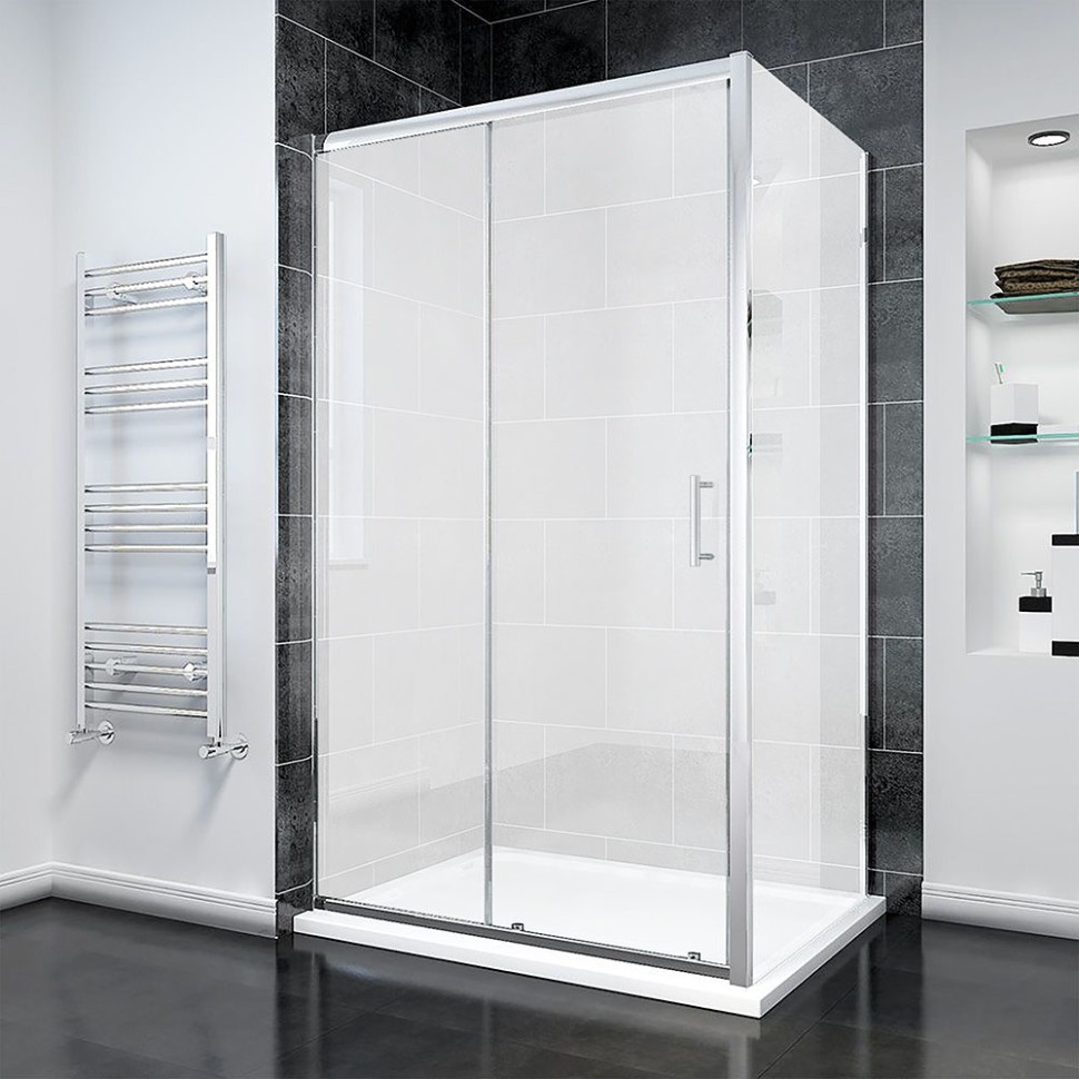 Душевой угол Veconi Rovigo RV-055M, 1300х700х1950, хром, матовое стекло