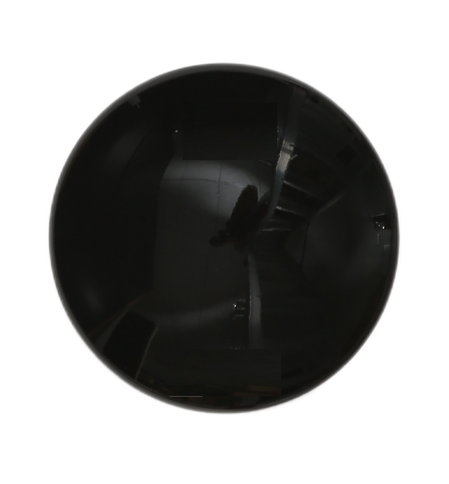 Донный клапан Clik-clak MILLEAU PD1GB/OO с керамической накладкой (чёрный глянец) для раковины без перелива