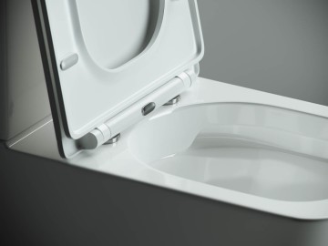 Бачок для унитаза CUBIC Rimless, двойной смыв 3/6 арматура Ceramicanova
