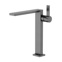 Смеситель для раковины высокий SANCOS Linn, вороненая сталь, арт. SC9020GG