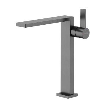 Смеситель для раковины высокий SANCOS Linn, вороненая сталь, арт. SC9020GG