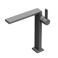 Смеситель для раковины высокий SANCOS Linn, вороненая сталь, арт. SC9020GG