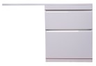 Тумба напольная STYLELINE "Даллас 130", Люкс белая, PLUS с раковиной ESTETUS Даллас 1300*482 левый
