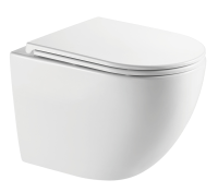 AQM2014PRO Унитаз подвесной сиденье SoftClose, технология смыва Invisible, скрыт крепеж. 520х360х400