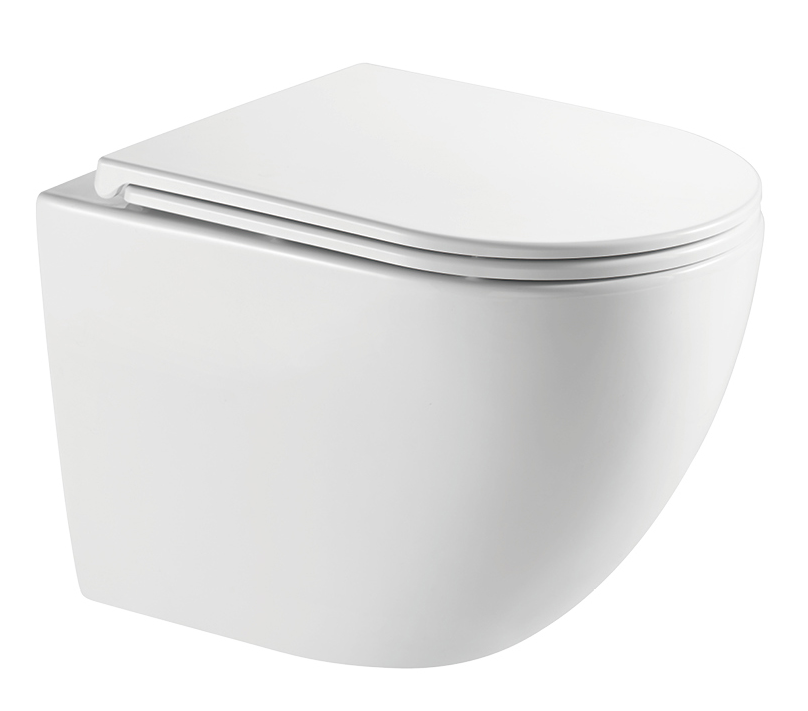 AQM2014PRO Унитаз подвесной сиденье SoftClose, технология смыва Invisible, скрыт крепеж. 520х360х400