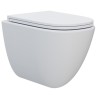 AQM2014PRO Унитаз подвесной сиденье SoftClose, технология смыва Invisible, скрыт крепеж. 520х360х400