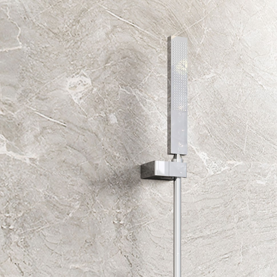 Душевой комплект Futura VSFW-2F11TCH термостатический встраиваемый, 3 режима, хром