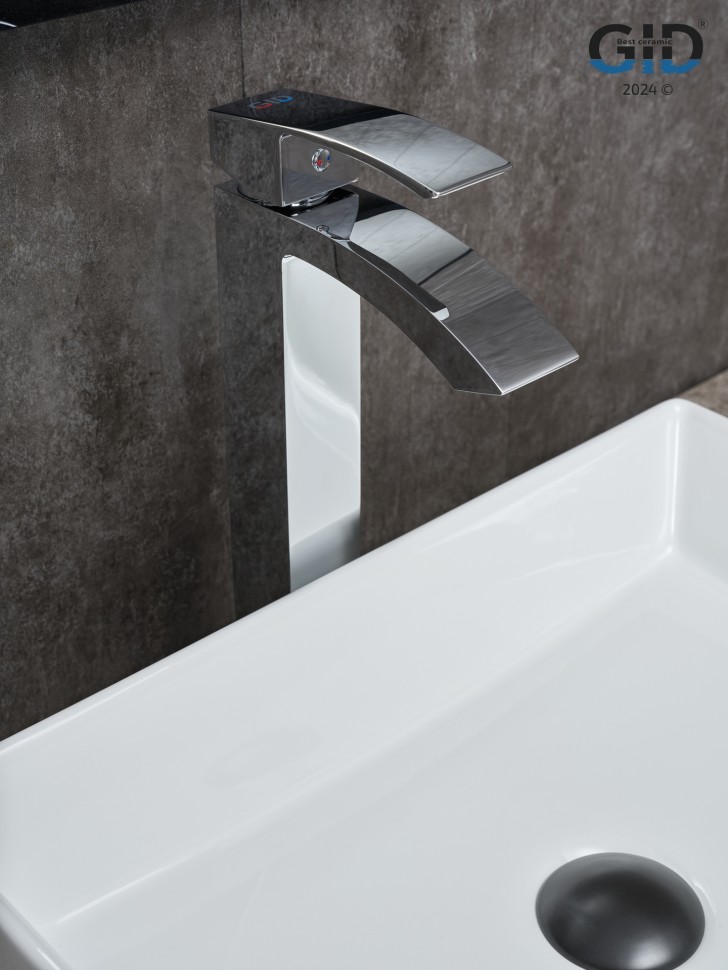 Смеситель высокий для раковины Gid Victoria L120-CH-D L120CHD хром
