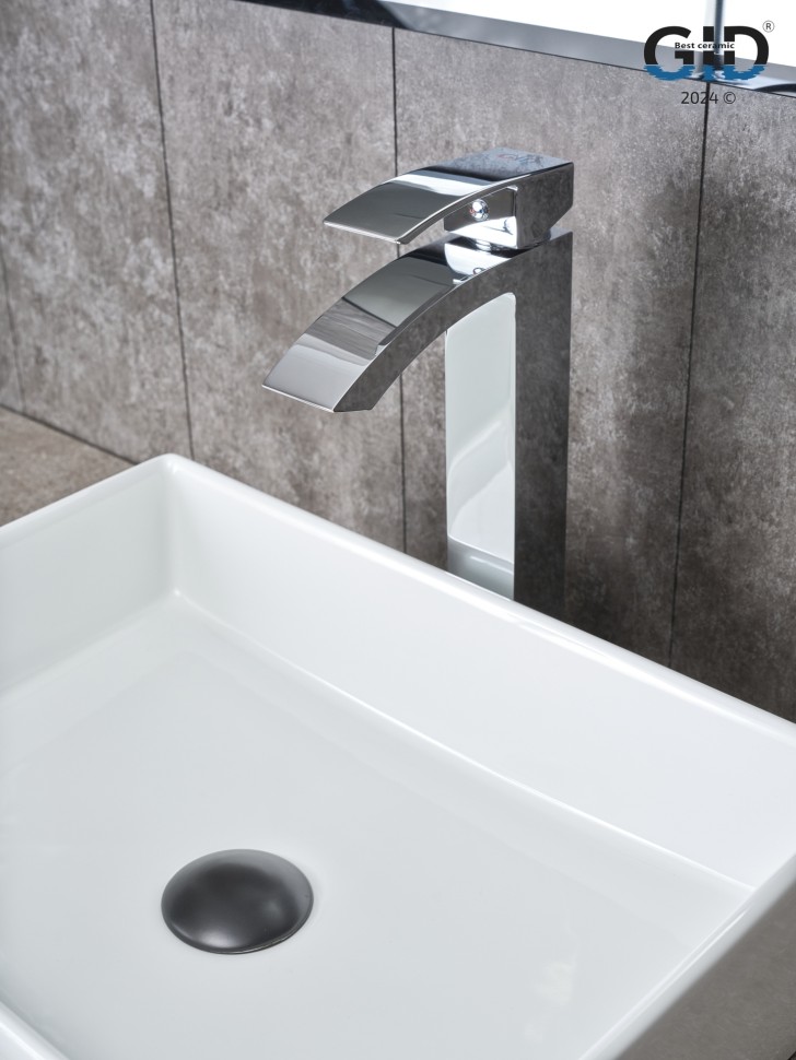 Смеситель высокий для раковины Gid Victoria L120-CH-D L120CHD хром