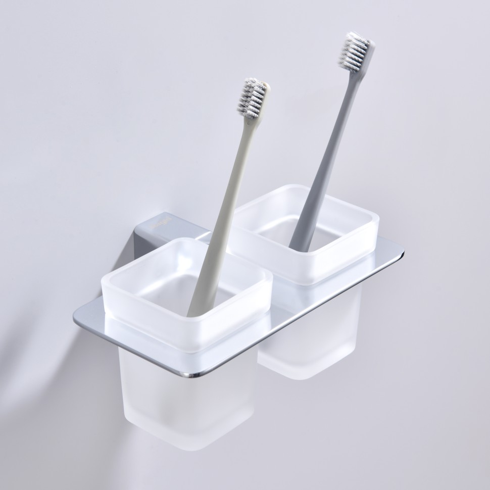 Держатель + 2 Стакана Raglo хром