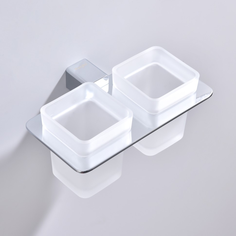 Держатель + 2 Стакана Raglo хром