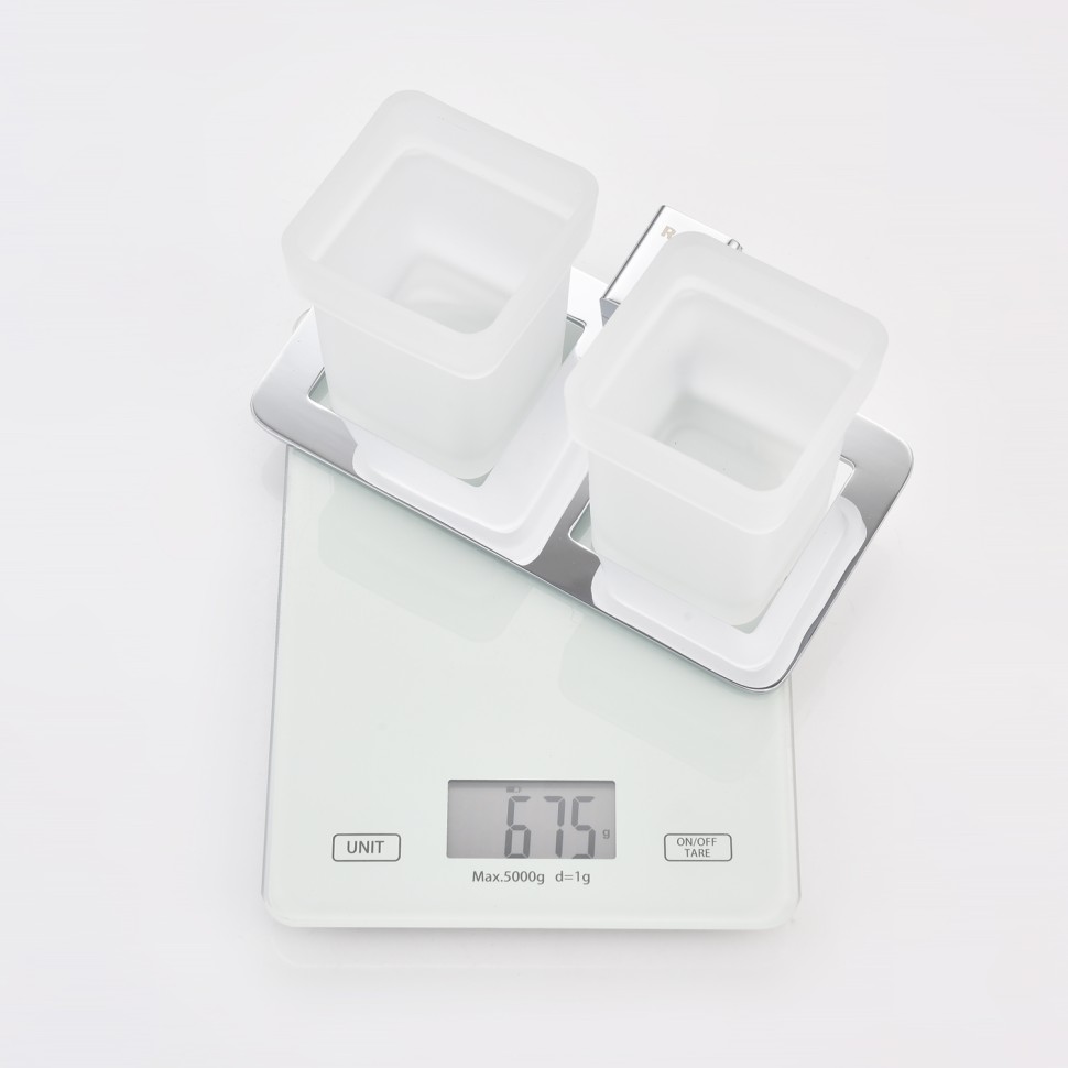 Держатель + 2 Стакана Raglo хром