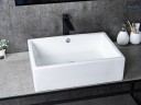 Раковина Gid N9129 51125 накладная белая 51x38x15